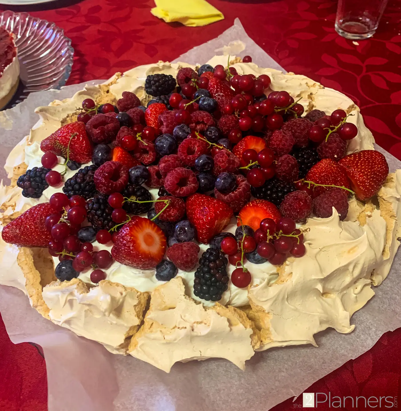 Pavlova with Fresh Berries
