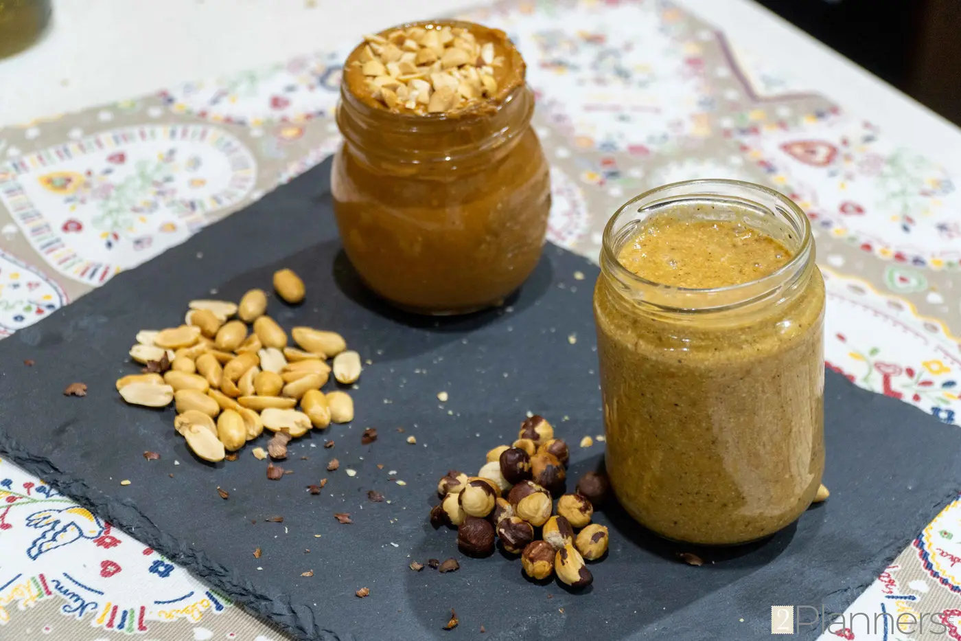 Homemade Peanut Butter and Hazelnut Butter