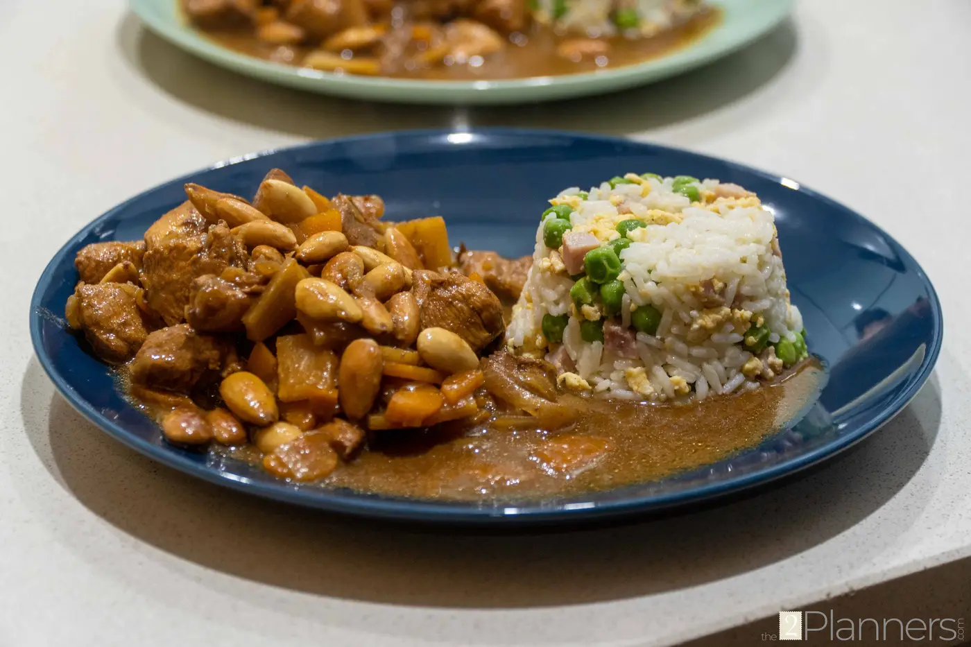 Chinese Almond Chicken with Yangzhou Fried Rice