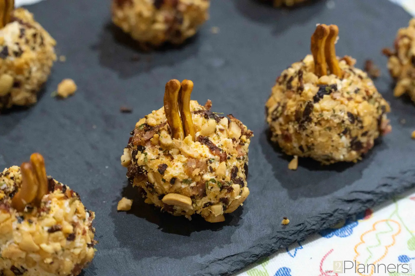 Spicy Cheese Balls with Bacon