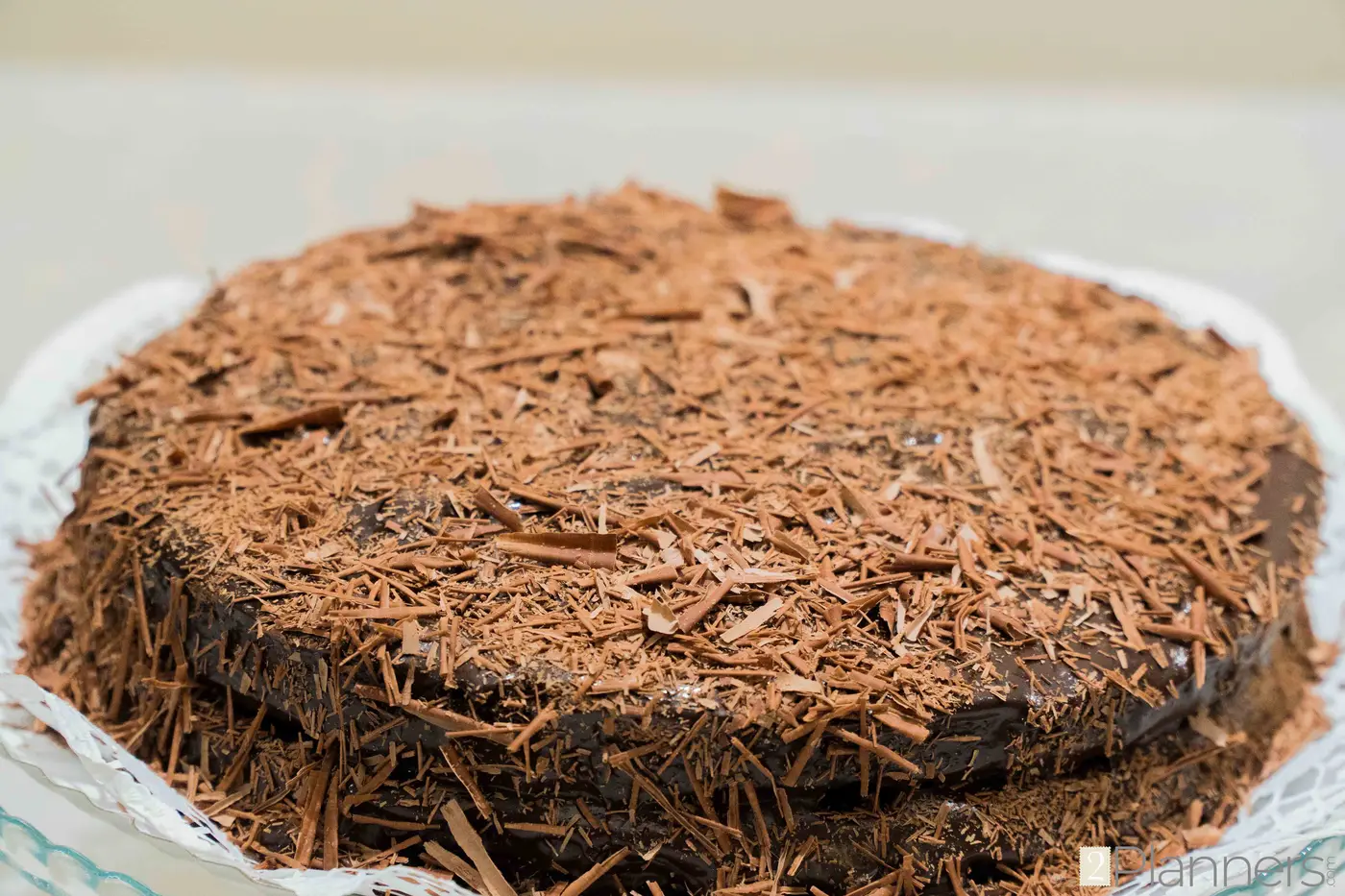 Chocolate Cake with Shavers