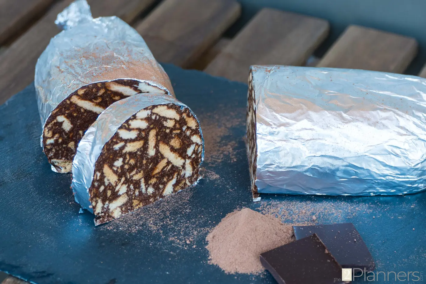 Chocolate Salami with Portuguese Biscuit